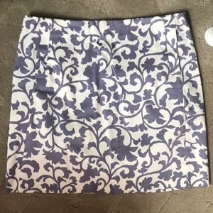 J. Crew Skirt Cream and Gray Size 6